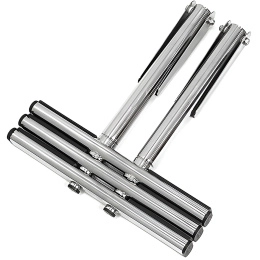 Трап дайверский телескопический быстросъемный 3 черных ступени 450 мм (040185BT, 10269552)