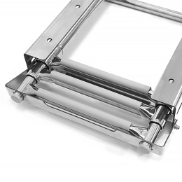 Трап телескопический выдвижной с фиксирующим механизмом 3 серых ступени 291 мм (040140GT)