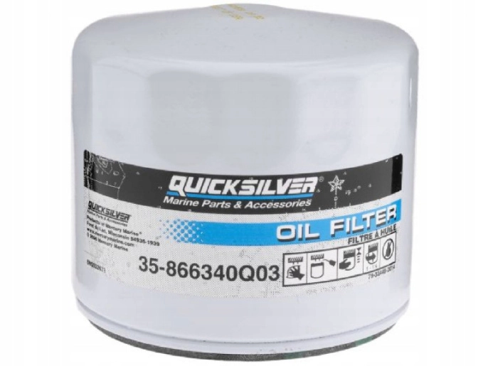 Масляный фильтр для лодочных моторов Quicksilver Mercury/MerCruiser 866340Q03