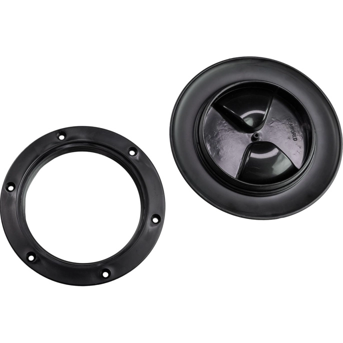 Смотровой лючок 203 мм (8") черный Osculati (20-207-20)